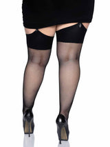Lucy Fishnet Thigh High Stockings