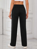 Lovelet High Waist Active Pants with Pockets - Trendsi - Flyclothing LLC