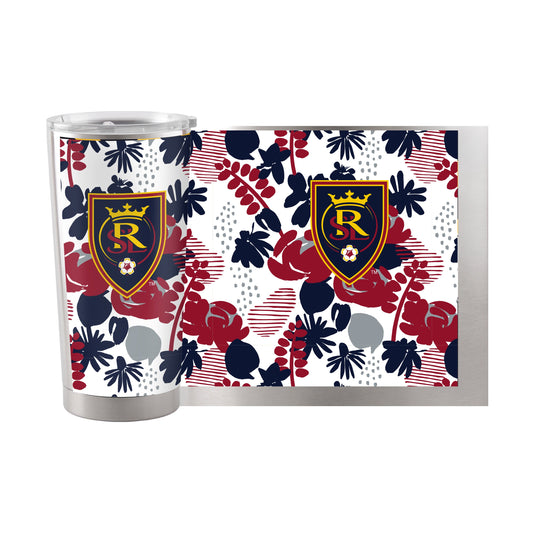 Real Salt Lake 20oz Floral Stainless Steel Tumbler