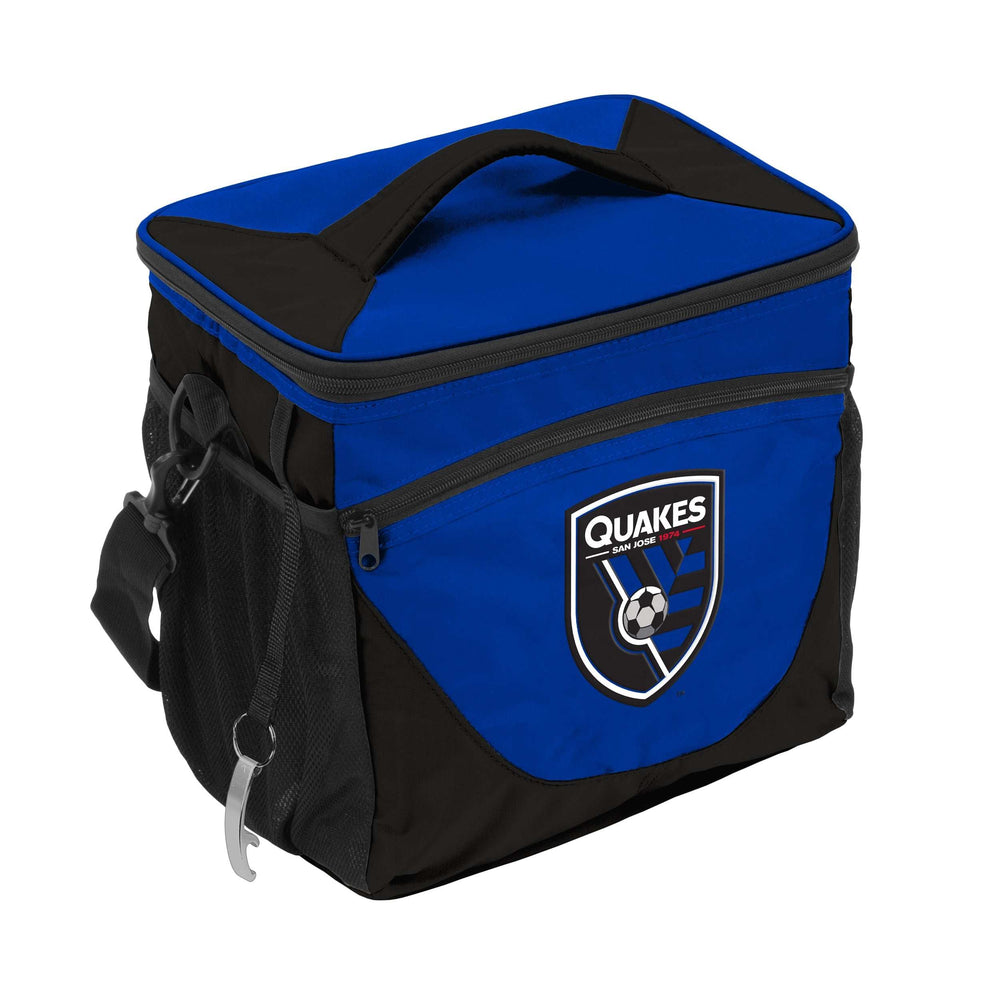 San Jose Earthquake 24 Can Cooler - Logo Brands - Flyclothing LLC