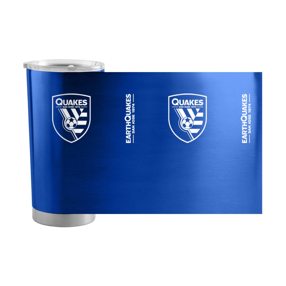 San Jose Earthquakes 20oz Gameday Stainless Tumbler - Logo Brands - Flyclothing LLC