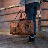 The Portland Duffle - Classy Leather Bags - Flyclothing LLC