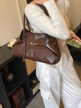 PU Leather Shoulder Bag - Trendsi - Flyclothing LLC