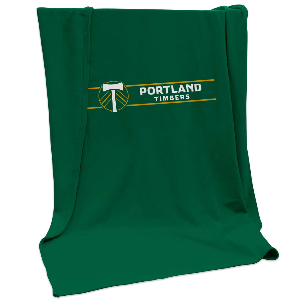 Portland Timbers Campus Colors Sweatshirt Blanket - Logo Brands - Flyclothing LLC