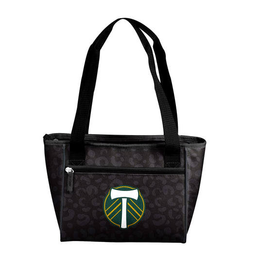 Portland Timbers Leopard Print 16 Can Cooler Tote - Logo Brands - Flyclothing LLC