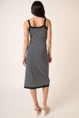 Mittoshop Contrast Striped Midi Cami Dress - Trendsi - Flyclothing LLC