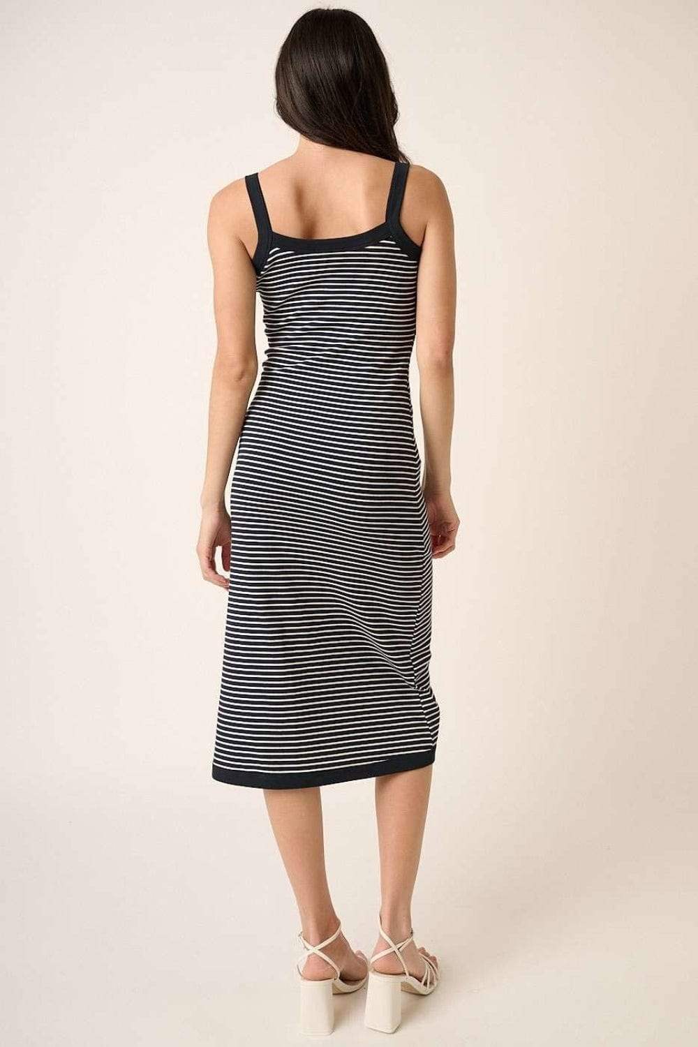 Mittoshop Contrast Striped Midi Cami Dress - Trendsi - Flyclothing LLC