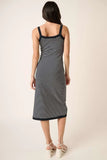 Mittoshop Contrast Striped Midi Cami Dress - Trendsi