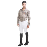 TuffRider Men's Micro Cord Patrol Knee Patch Breeches - Breeches.com - Flyclothing LLC