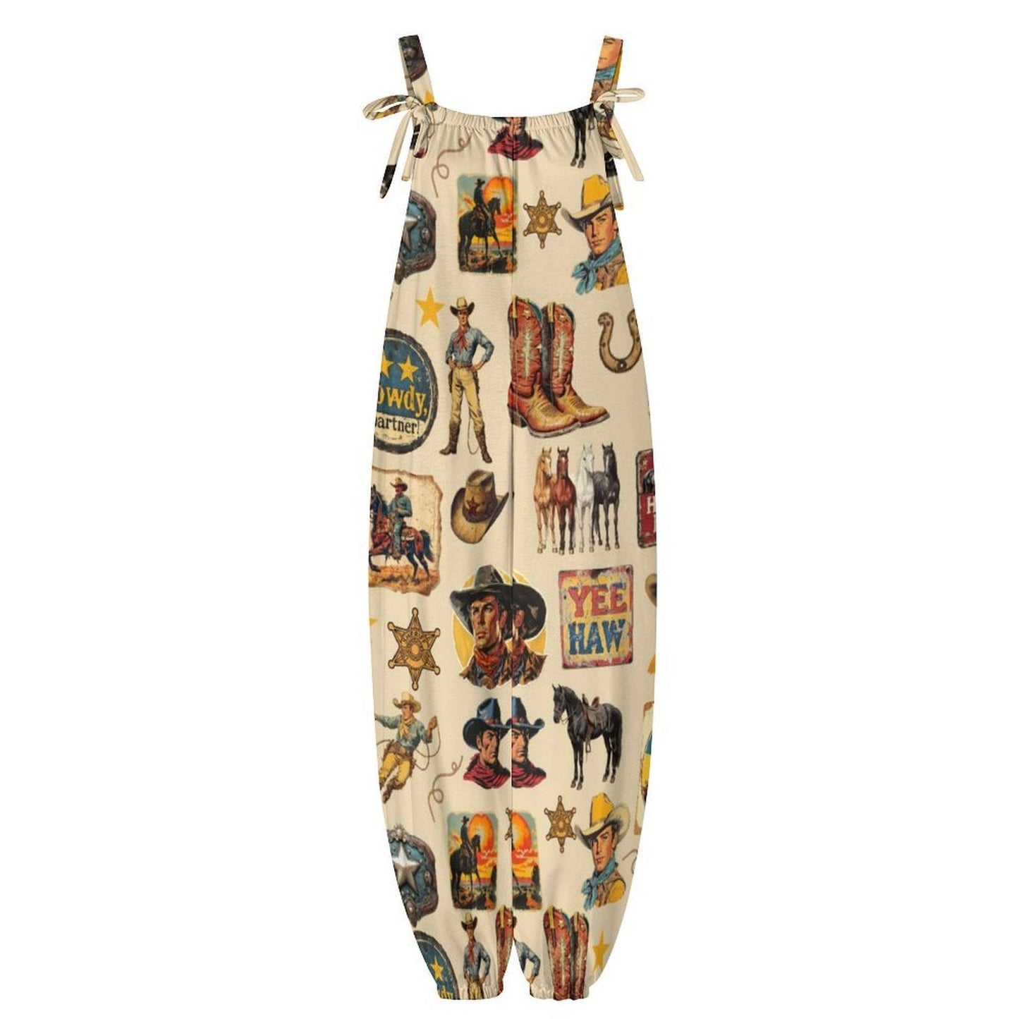 Baha Ranch Vintage Cowboy Overalls Jumpsuit