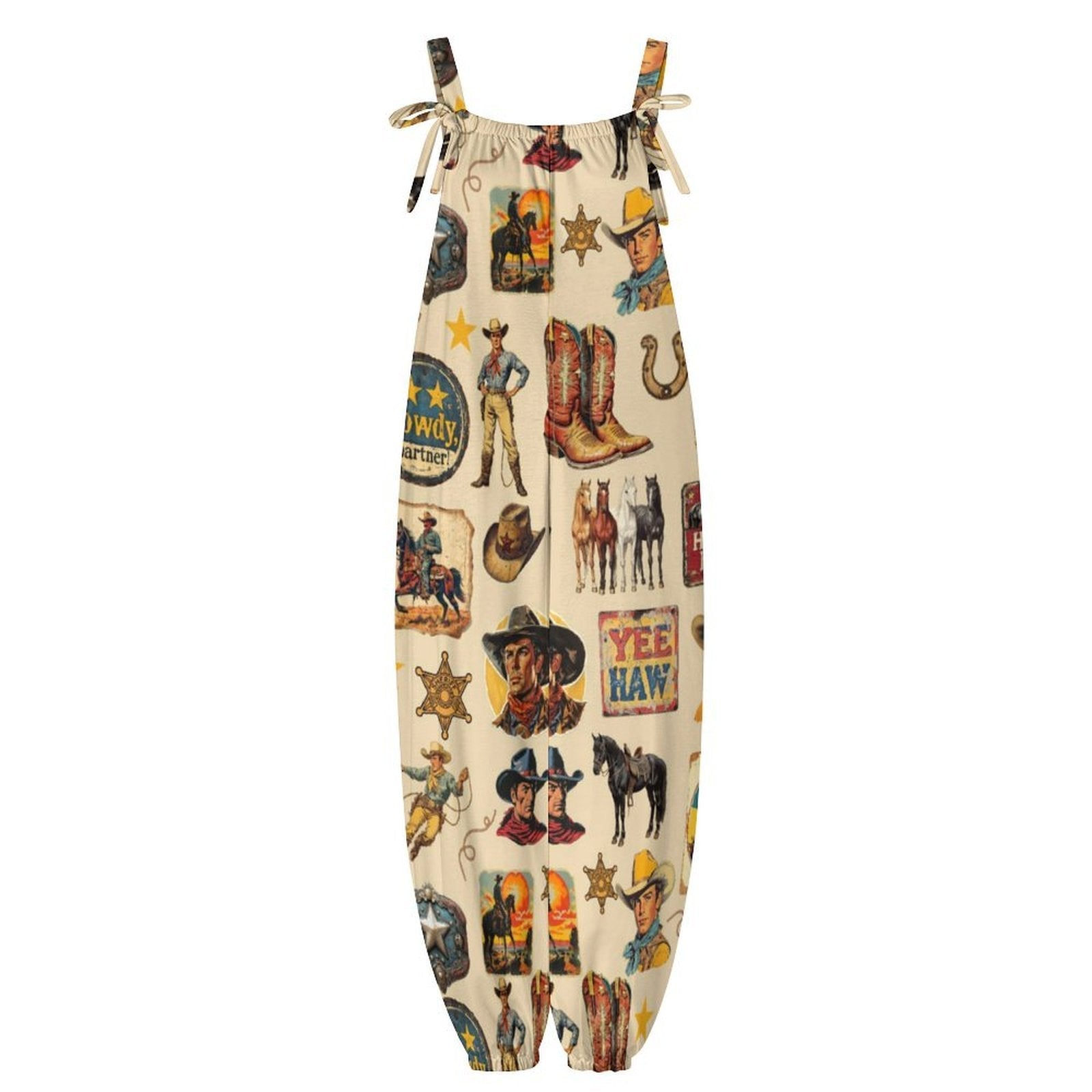 Baha Ranch Vintage Cowboy Overalls Jumpsuit