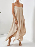 Scoop Neck Midi Cami Dress - Trendsi