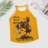 Baha Ranch How Bout Them Cowboys Vintage Western Tank Top - Baha Ranch Western Wear - Flyclothing LLC