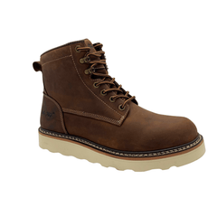 AdTec Men Brown Men's Meadow 6" Round Toe Work Boot