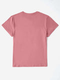 Graphic Round Neck Short Sleeve T-Shirt - Trendsi - Flyclothing LLC