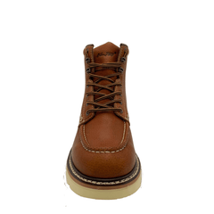 AdTec Men Tumble Brown Men's Apex 6" SR Moc-Toe w/ Composite Safety Toe - AdTec