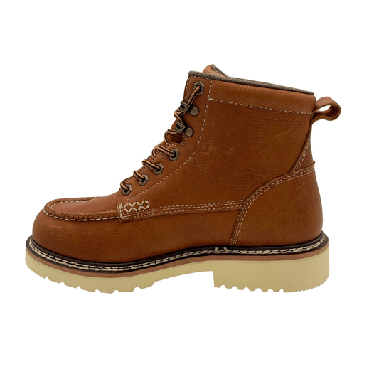 AdTec Men Tumble Brown Men's Apex 6" SR Moc-Toe w/ Composite Safety Toe - AdTec