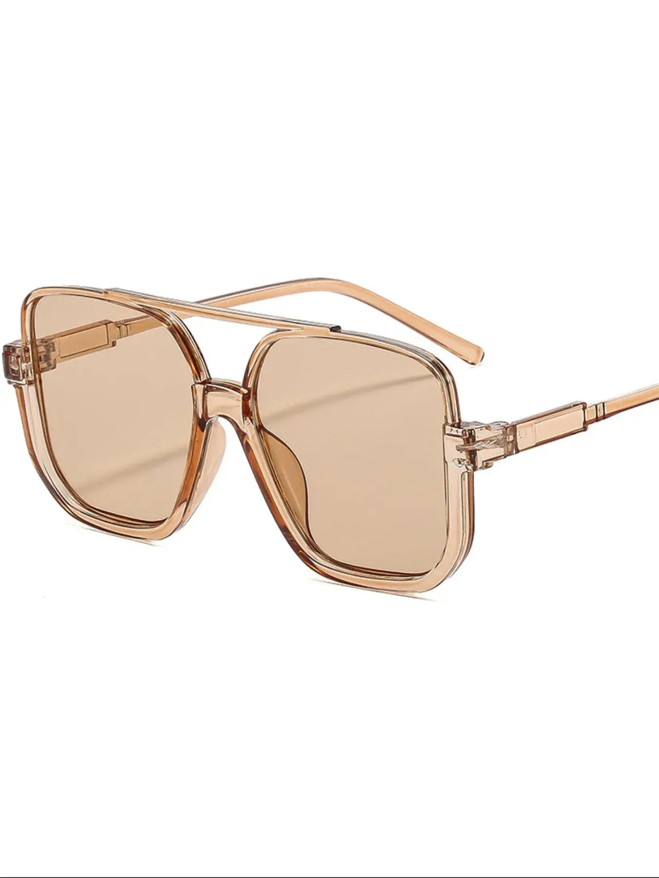 Oversized Square Frame Fashion Sunglasses - Trendsi - Flyclothing LLC