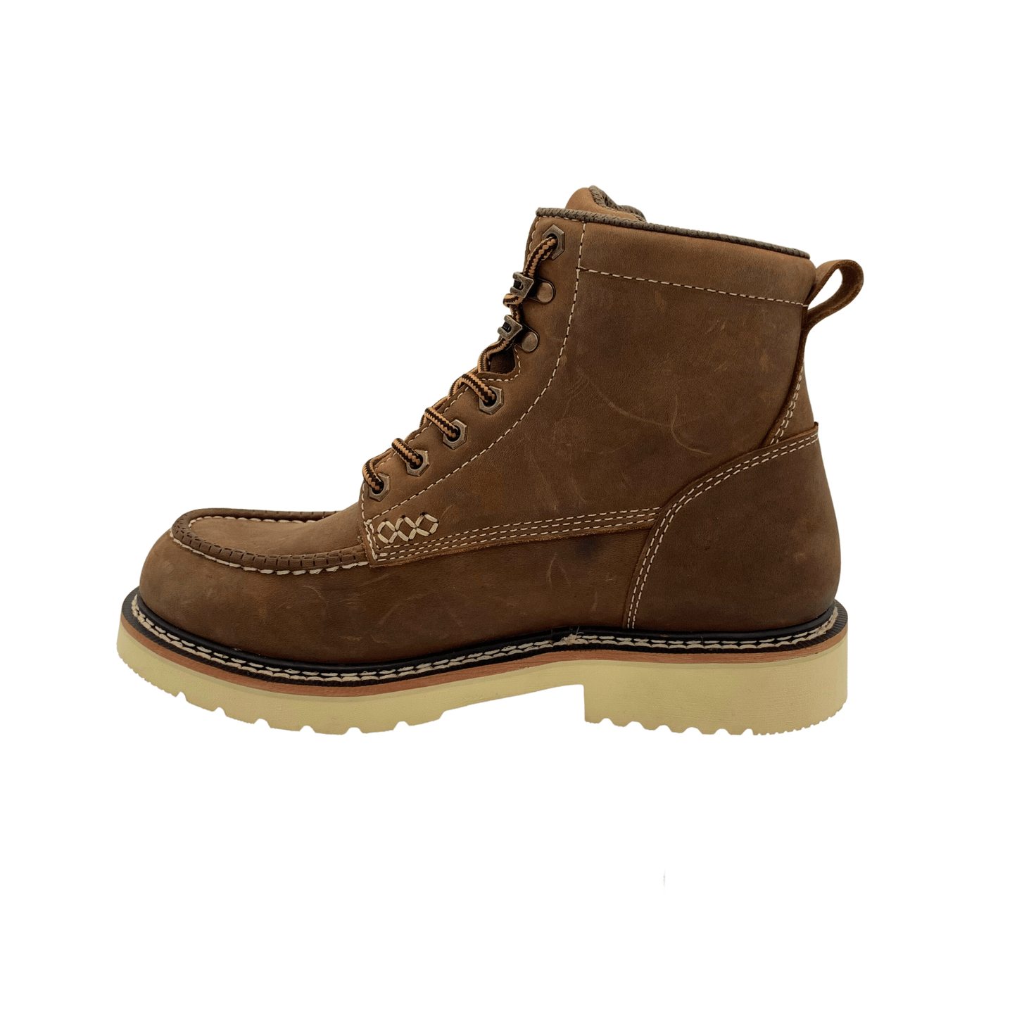 AdTec Men Brown Men's Apex 6" SR Moc-Toe - AdTec - Flyclothing LLC