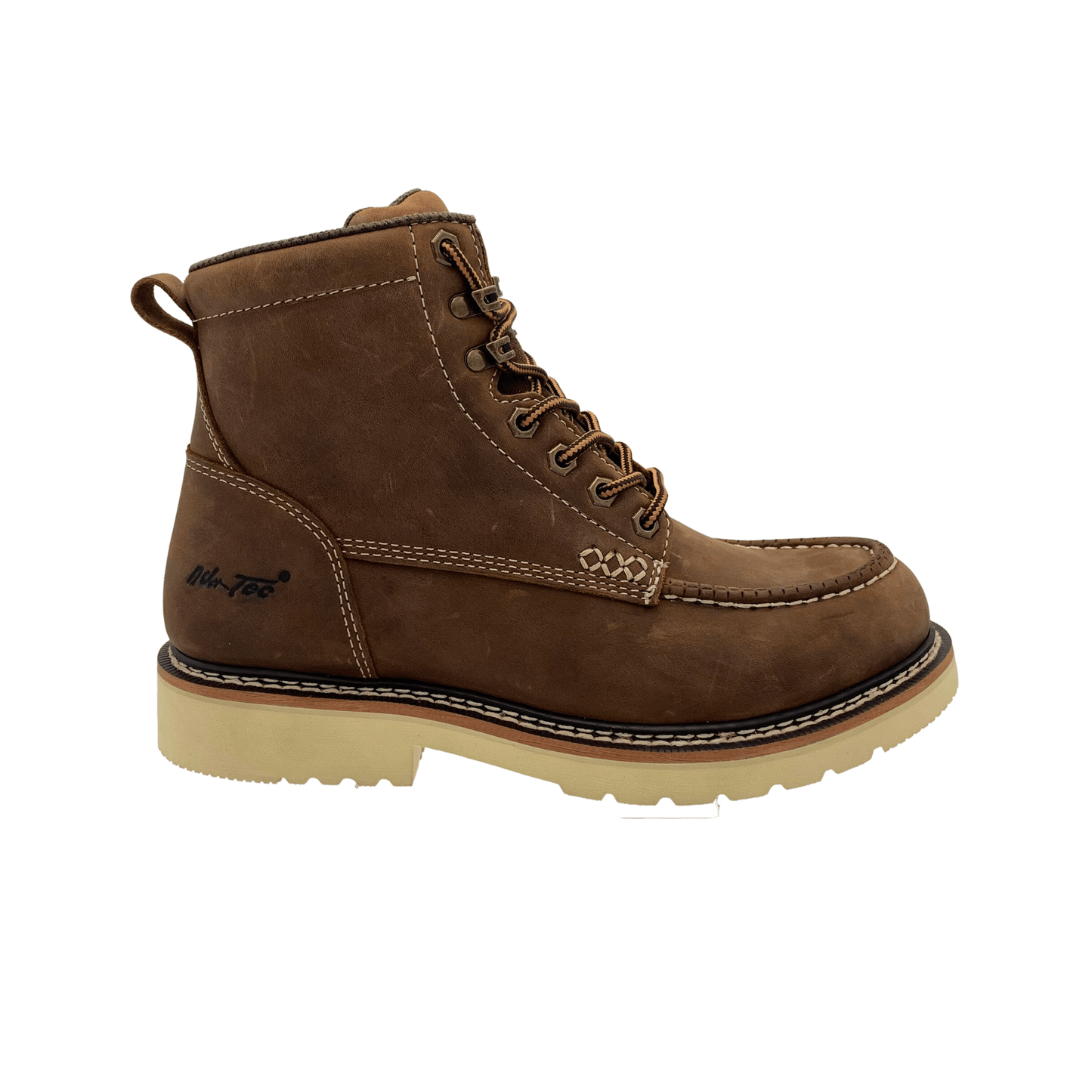 AdTec Men Brown Men's Apex 6" SR Moc-Toe - AdTec - Flyclothing LLC