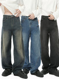 Mid Rise Waist Jeans with Pockets - Trendsi