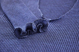 EGI Luxury Wool Silk V-Neck Long Sleeve Top. Proudly Made in Italy (1493) - tittimitti - Flyclothing LLC