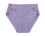 EGI Luxury Modal Women's Lace-Trimmed Briefs Panties. Proudly Made in Italy.(714)