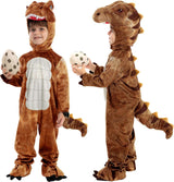 Realistic T-rex Costume Outfit Dinosaur Jumpsuit with Egg for Kids Toddler Halloween Dress-up Party - SHOMICOBOUTIQUE - Flyclothing LLC