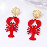 18K Gold-Plated Stainless Steel Drop Earrings - Trendsi - Flyclothing LLC