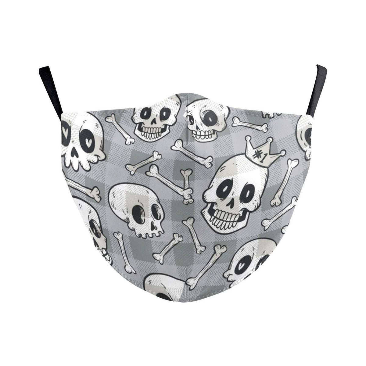 Digital Printing Halloween Skull Pumpkin Creative Design Double-layer Dustproof Mask - My Store - Flyclothing LLC