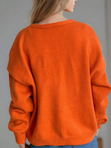 Daisy Button Up V-Neck Cardigan - Trendsi - Flyclothing LLC