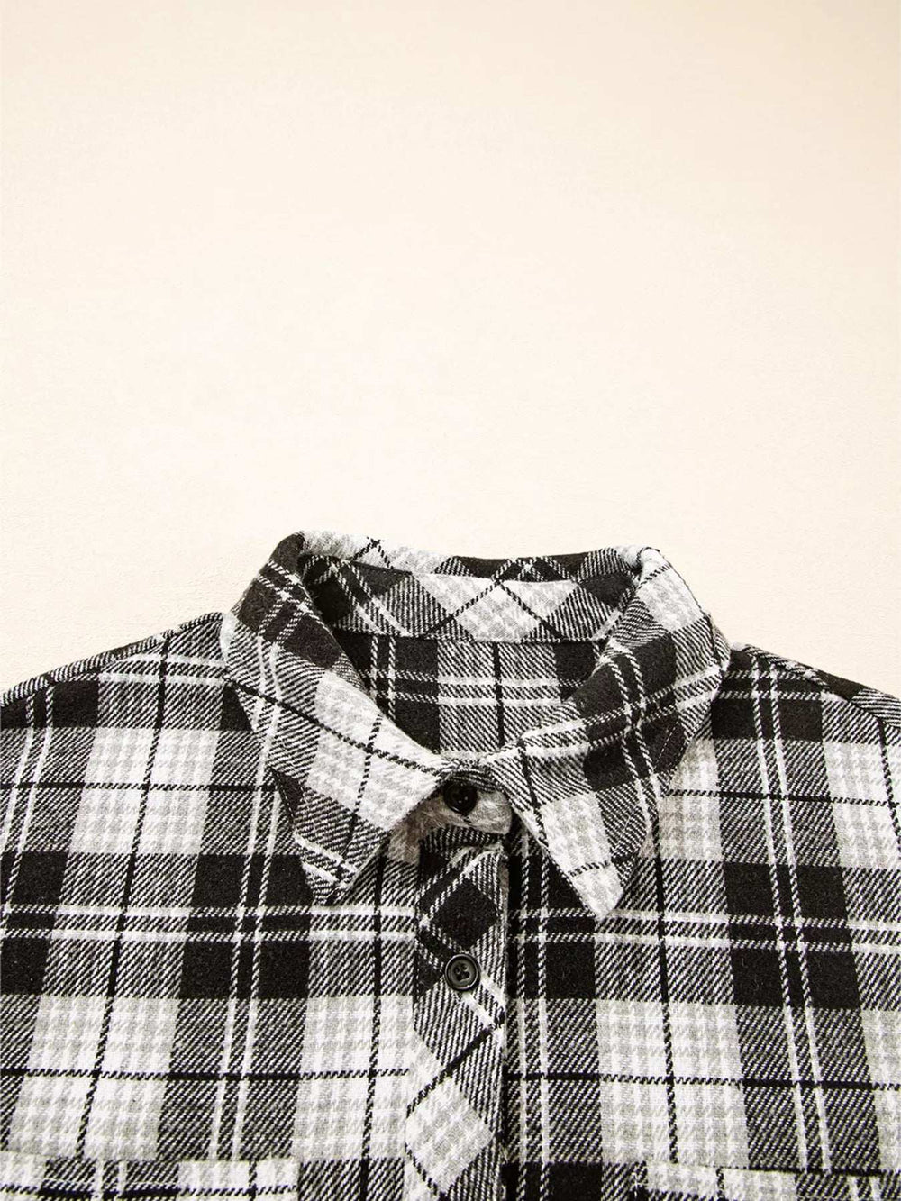 Plaid Print Chest Pockets Buttoned Shirt - Trendsi - Flyclothing LLC