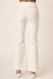 Mittoshop Surplice V Waist Flare Pants - Trendsi
