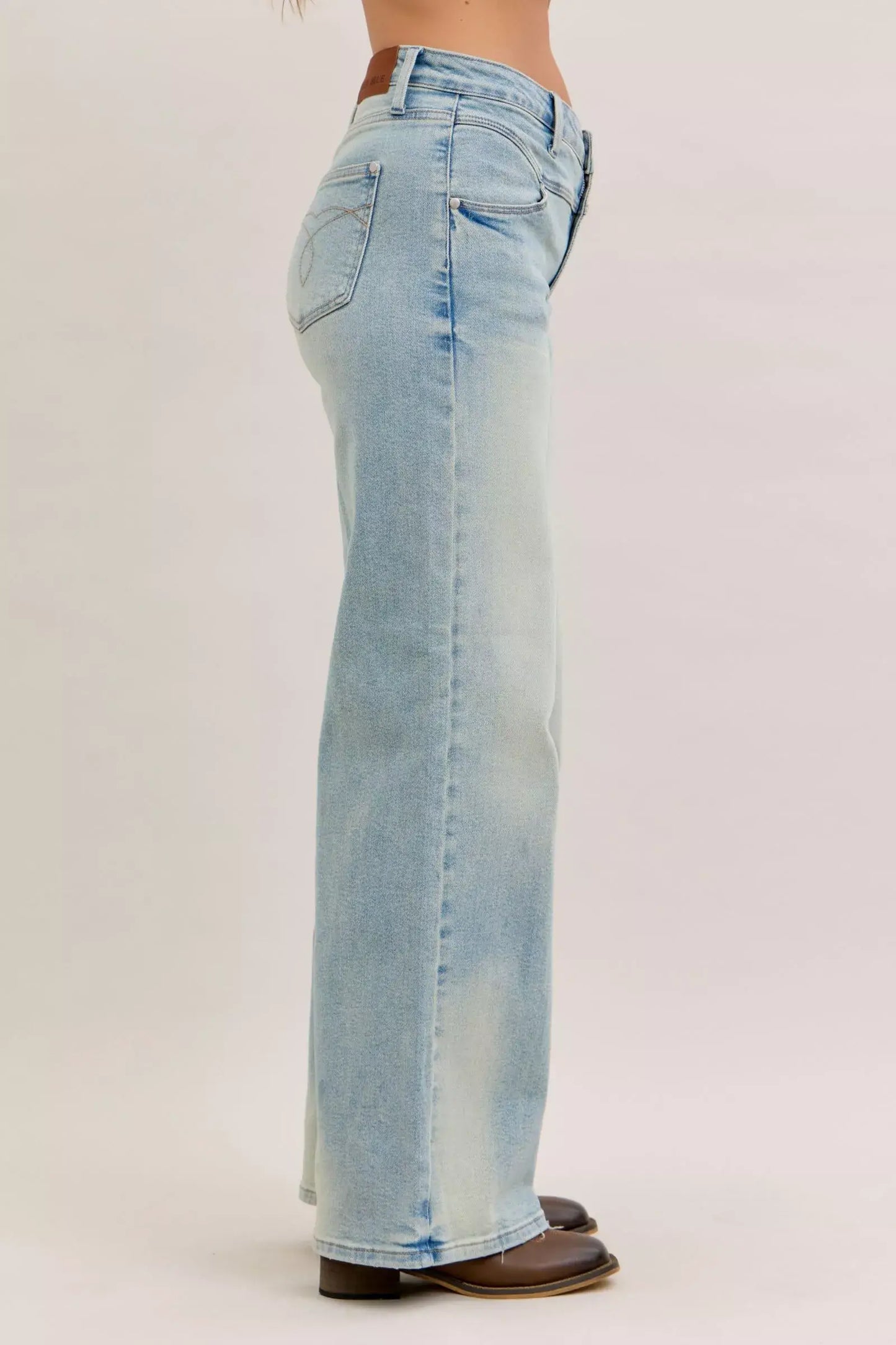 Judy Blue High Waist Column Straight Jeans - Trendsi - Flyclothing LLC