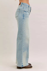 Judy Blue High Waist Column Straight Jeans - Trendsi - Flyclothing LLC