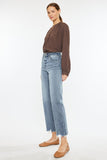 Kancan High Rise Slim Wide Leg Jeans - Trendsi