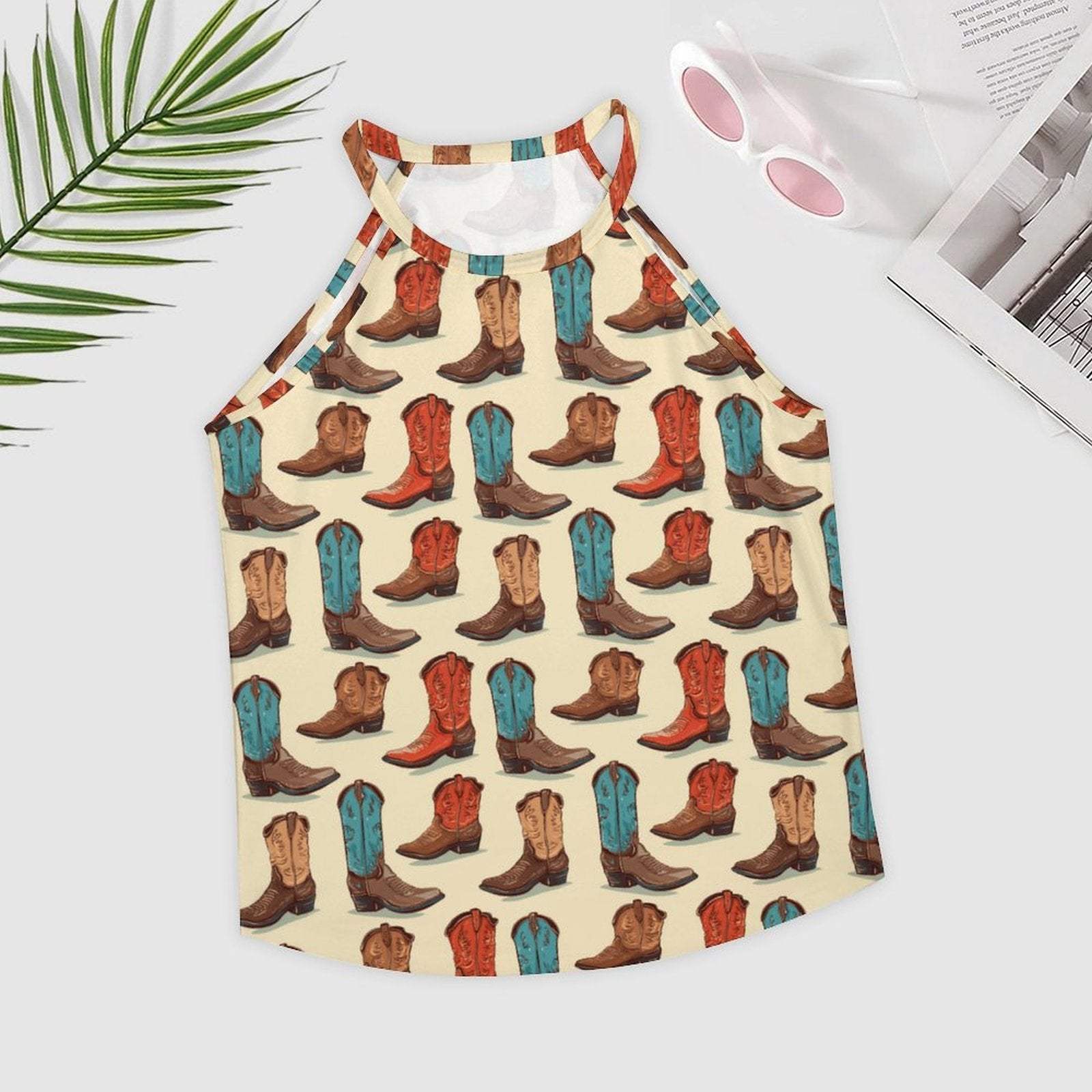 Baha Ranch Got My Boots Tank Top - Baha Ranch Western Wear - Flyclothing LLC