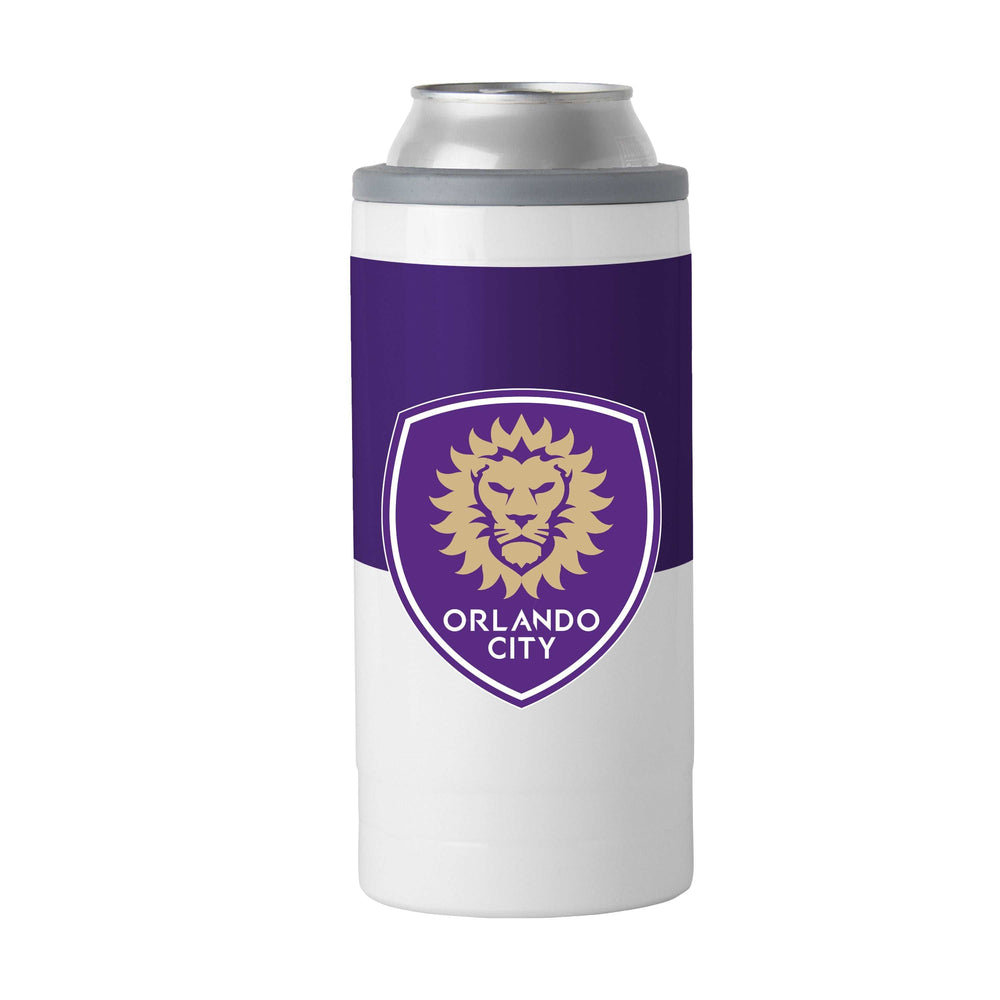 Orlando City SC 12oz Colorblock Slim Can Coolie - Logo Brands - Flyclothing LLC