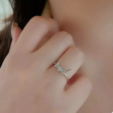 925 Sterling Silver Bat Ring - Trendsi - Flyclothing LLC