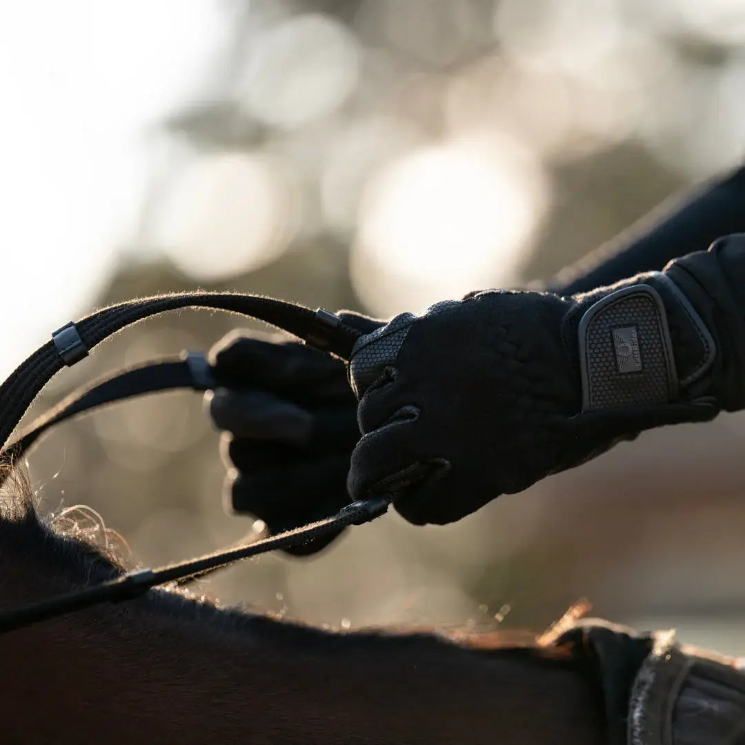 TuffRider Fleece Back Smart Riding Gloves - Breeches.com - Flyclothing LLC