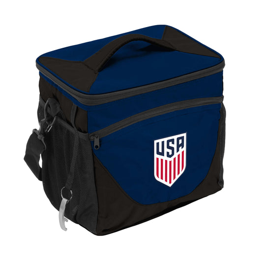 USSF 24 Can Cooler - Logo Brands - Flyclothing LLC