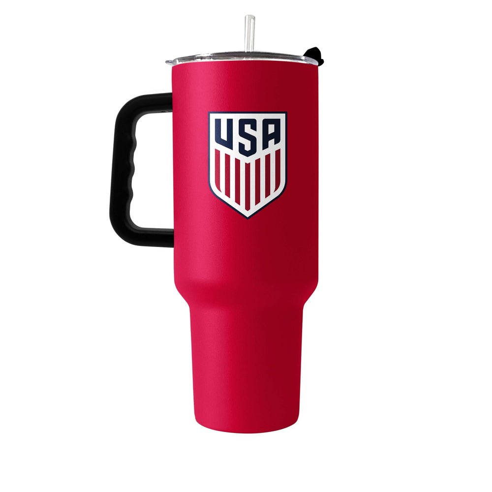 U.S. Mens Soccer 40oz Flipside Powder Coat Tumbler - Logo Brands - Flyclothing LLC
