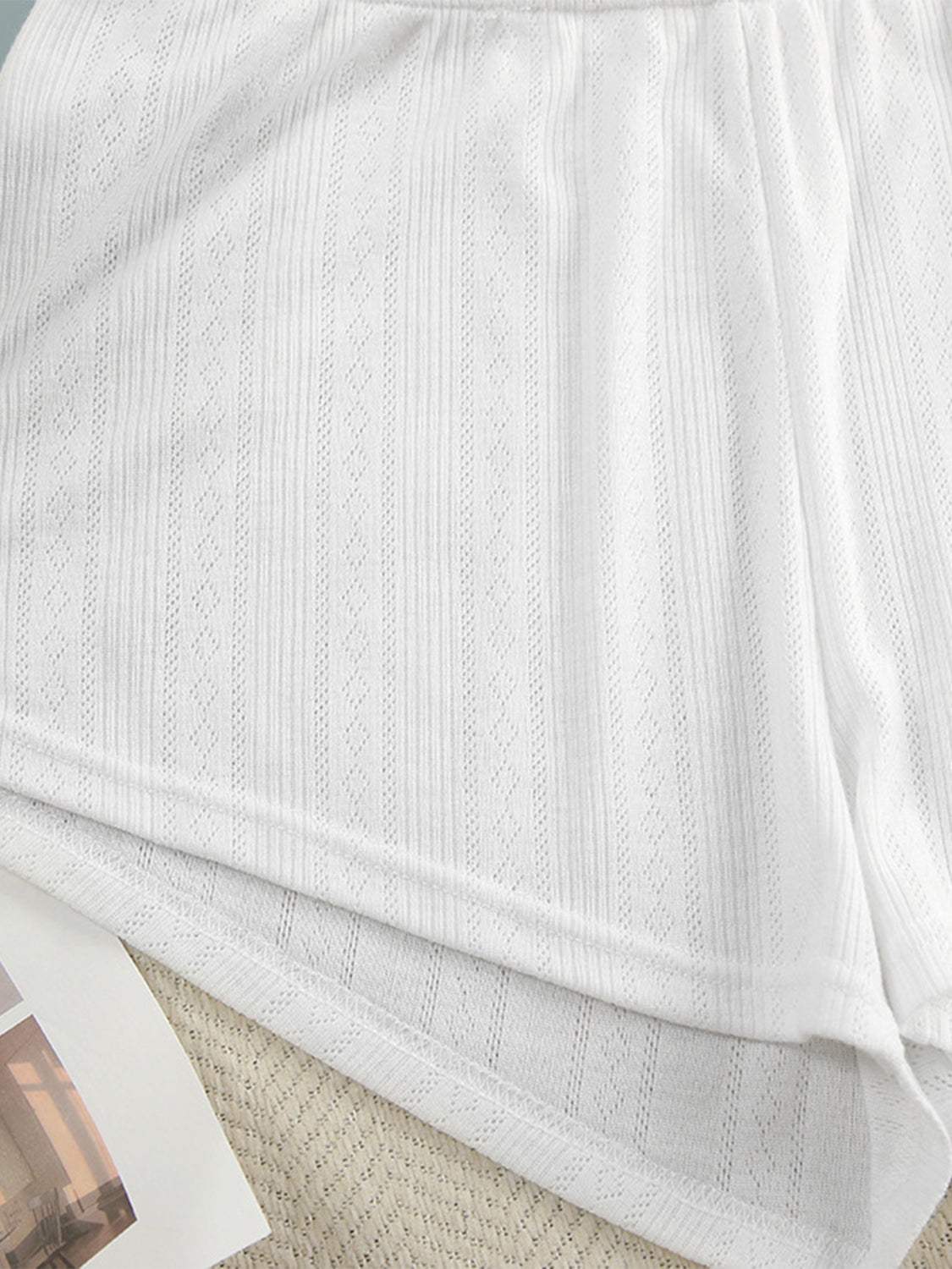Square Neck Cami and Shorts Set - Trendsi - Flyclothing LLC