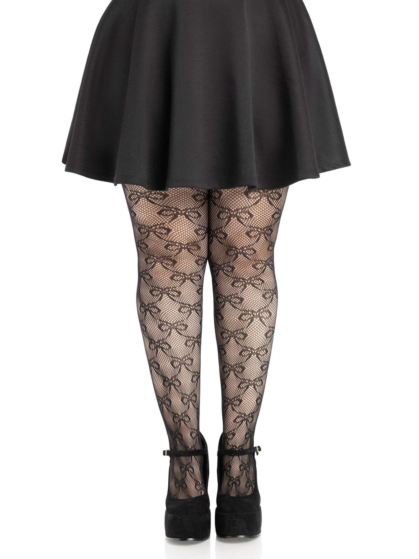 Bow Net Tights