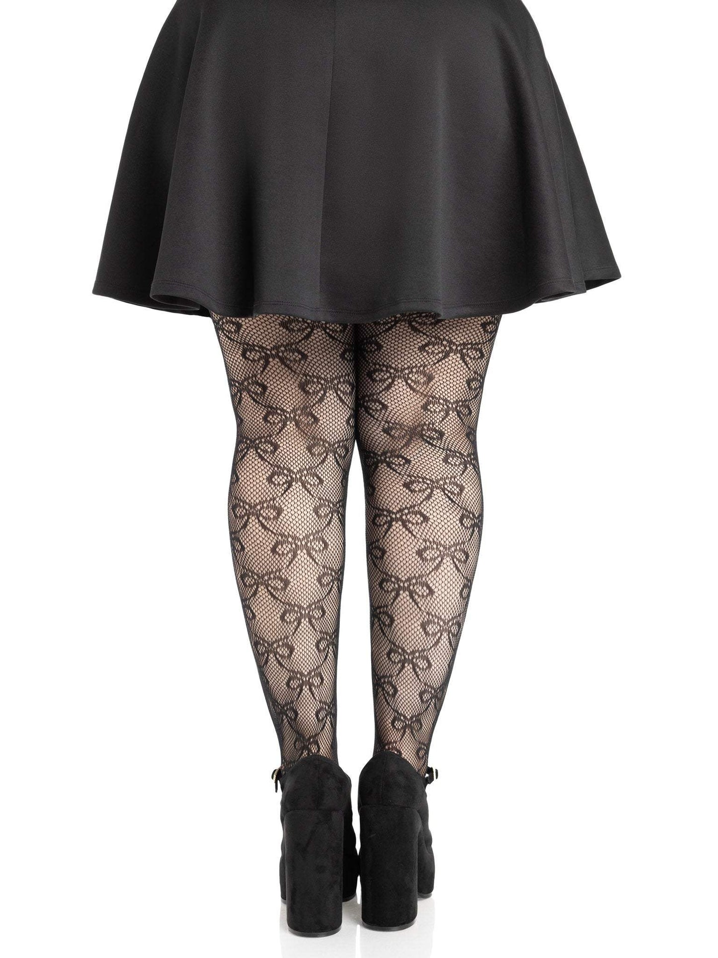 Bow Net Tights