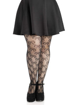 Bow Net Tights