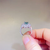 1 Carat Moissanite 925 Sterling Silver Ring - Trendsi