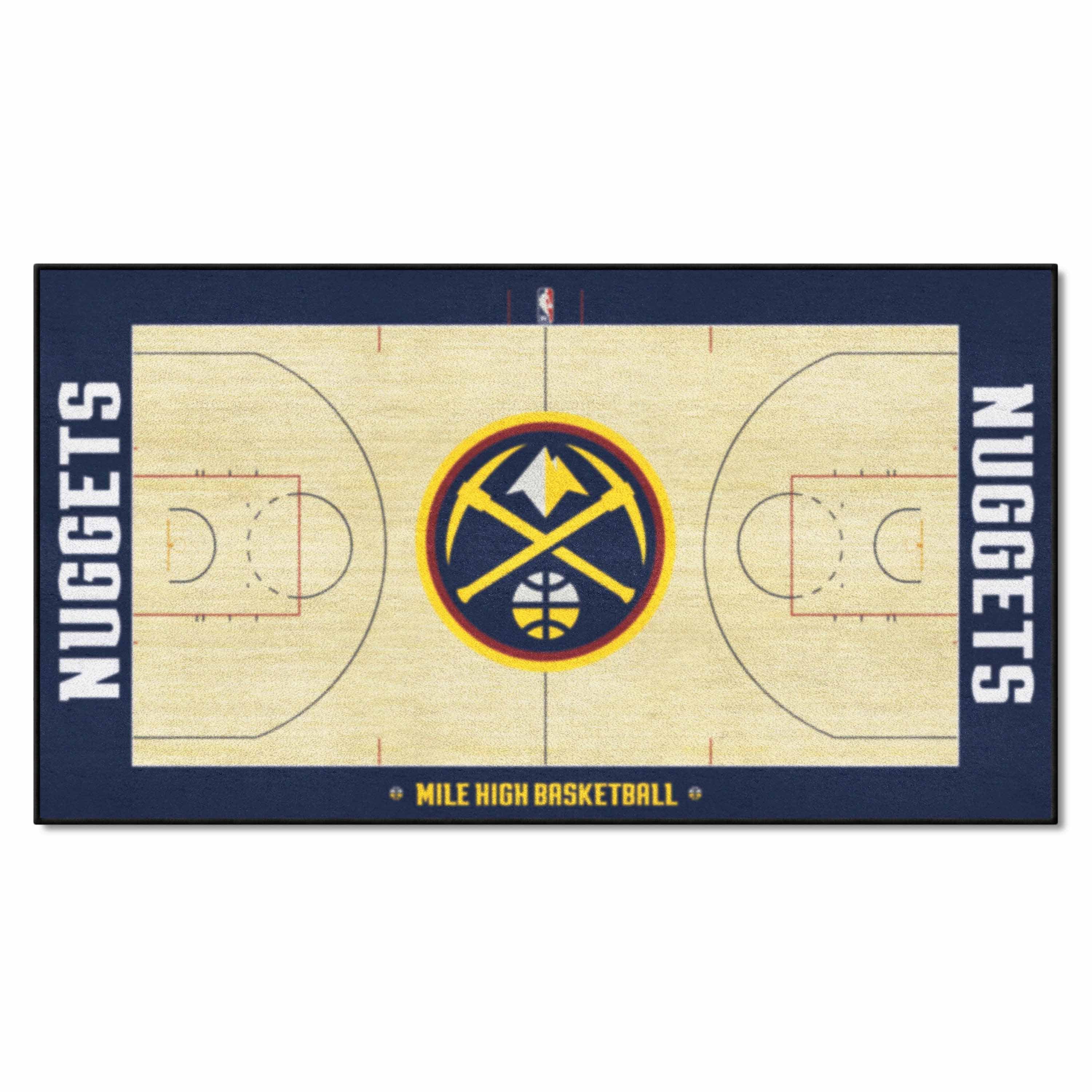 Denver Nuggets Large Court Runner Rug - 30in. x 54in. - Denver Nuggets