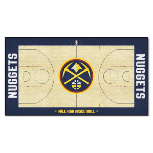 Denver Nuggets Large Court Runner Rug - 30in. x 54in. - Denver Nuggets
