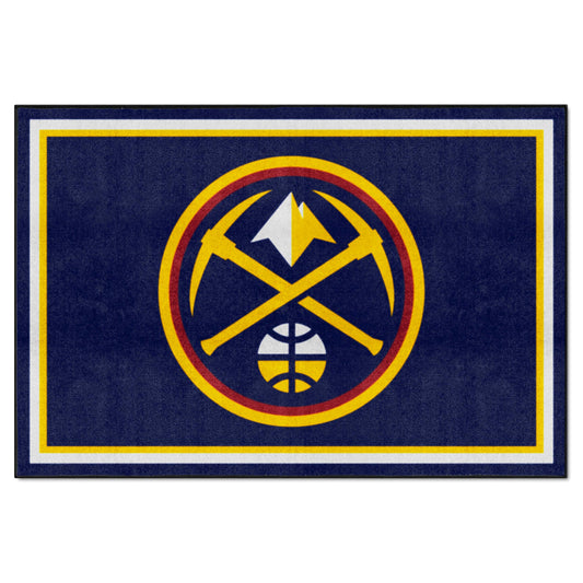 Denver Nuggets 5ft. x 8 ft. Plush Area Rug - Denver Nuggets